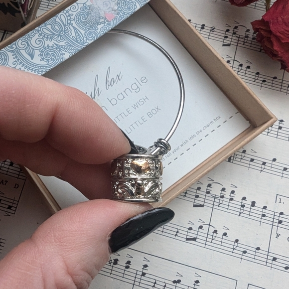 Silver Charm Bangle by - Picture 6 of 8